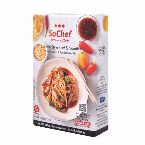 Chinese Style Stir-fried Beef & Noodles Kit
